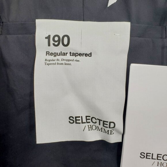 Selected 190 Regular Tapered Fit Dropped Rise Leroy Pants Men Size XXL NWT - Picture 11 of 16